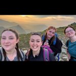 Helen Davies and the DTM Legal team Climbing Snowdon