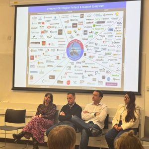 FinTech Ecosystem Slide at University of Liverpool Event